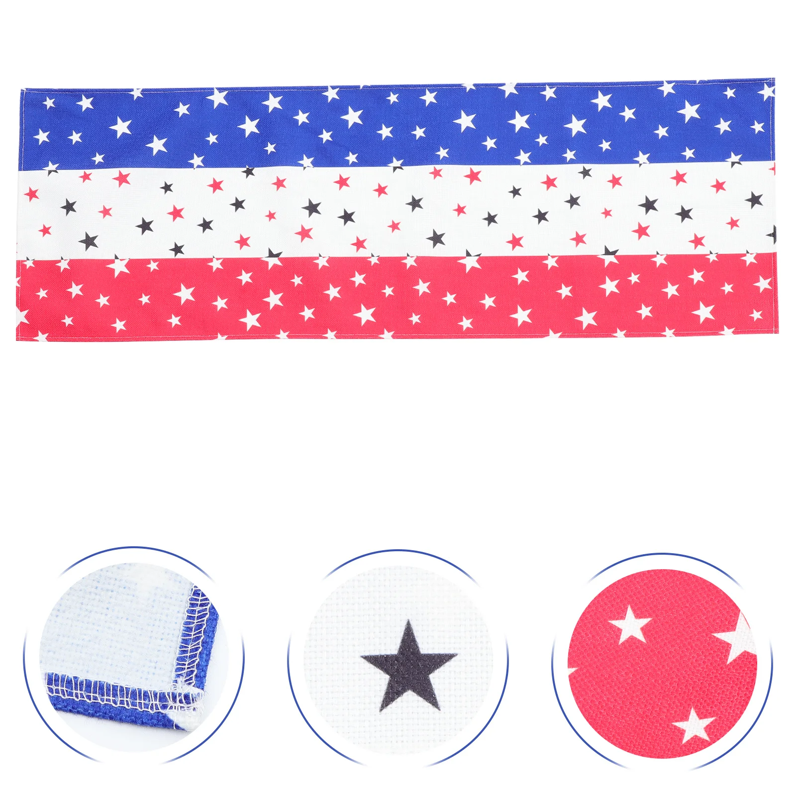 

American Flag Table Runner Premium Waterproof Reusable for Independence Day Party Home Hotel Restaurant Decoration