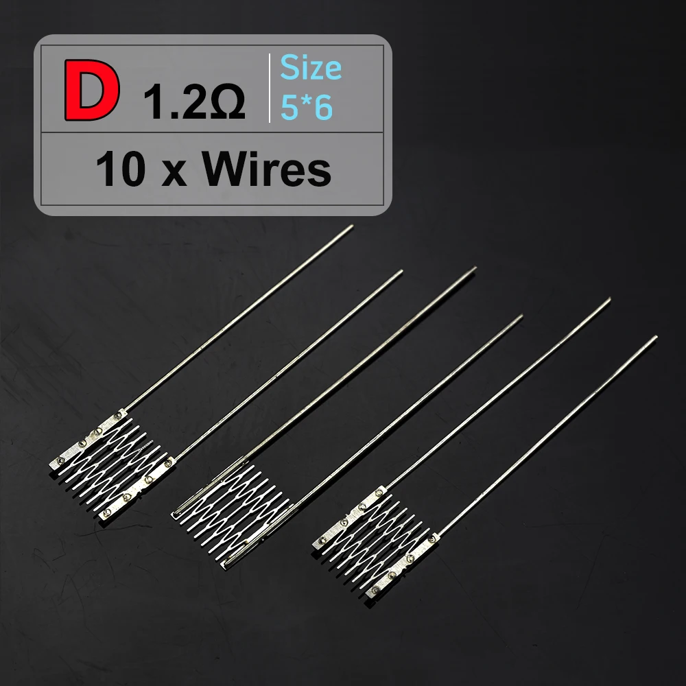 Premium Hand Tool Resistance Mesh Wire 1.2/1.0/0.6/0.8/0.9OHM No Cotton for GTX SPL Jellybox Nord Rebuild