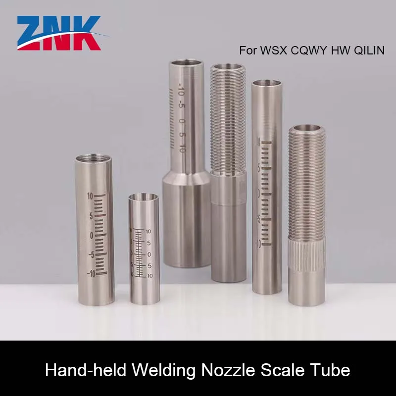 ZNK Laser Welding Graduated Tube Nozzle Connector Stainless Steel Weld Gun Graded Pipe For SUP Qilin WSX Handheld Laser Welder