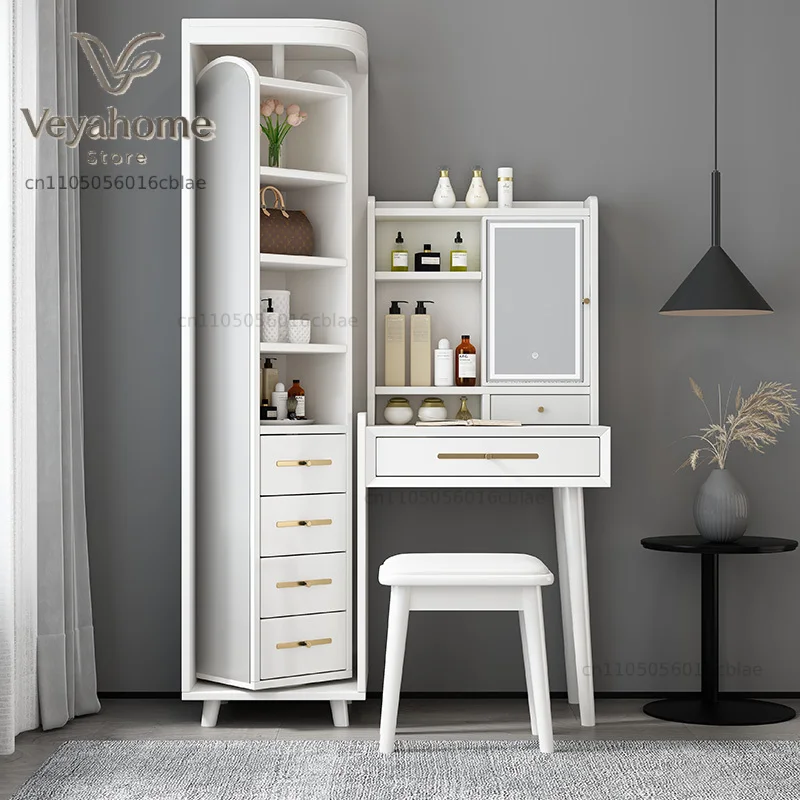 Classic Luxury Vanity Table Simple Modern Bedroom Makeup Vanity Table Storage Nordic Coiffeuse De Chambre Home Furniture