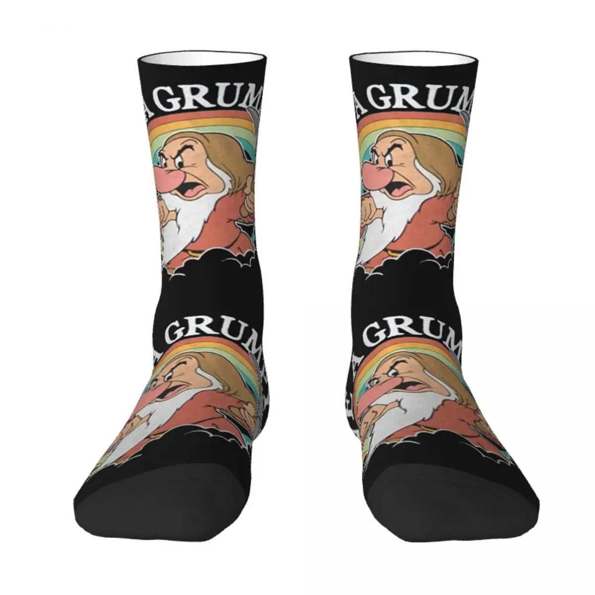 Have A Grumpy Day Grumpy Dwarf Stockings Adults Men Socks Soft Fashion Socks Winter Running Anti Slip Printed Socks Gift