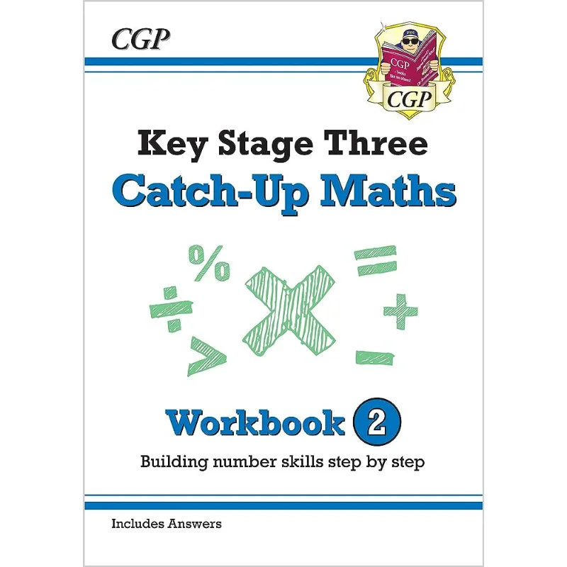 

KS3 Maths CatchUp Workbook 2 With Answers CGP Books Coordination Group Publications 9781789080599 Book