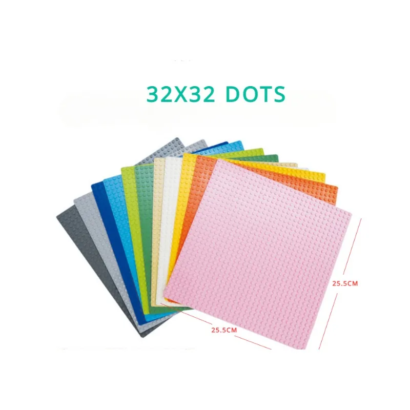 Small Pellet Substrate32x32 Dots Diy Classic Brick Building Block Builder Parts For Kids Holiday Gifts image 4