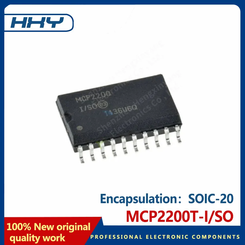 10PCS MCP2200T-I/SO interface controller USB chip silk screen MCP2200 package SOIC-20