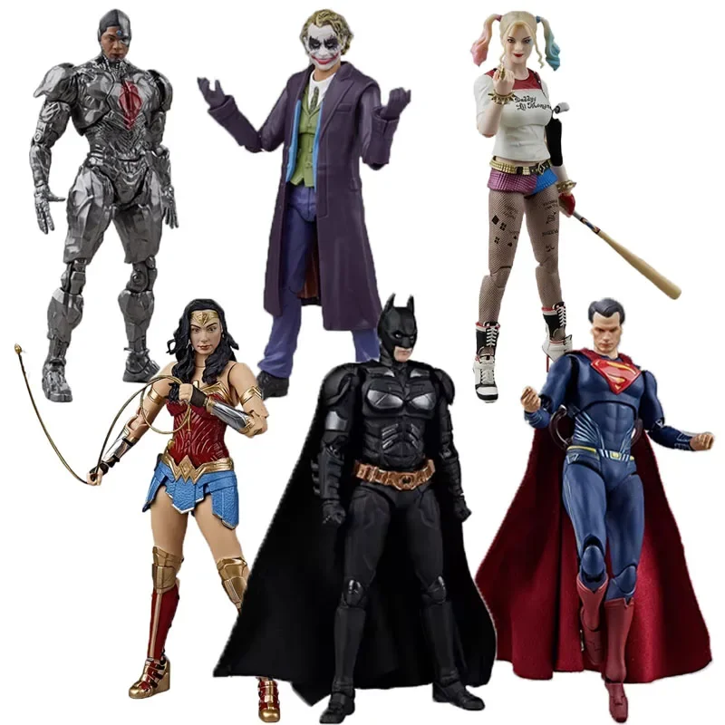 DC Originals Justice League Figure Series Batman Anime Figures Superhero Joker Super Man Collectble Models Toys Gift