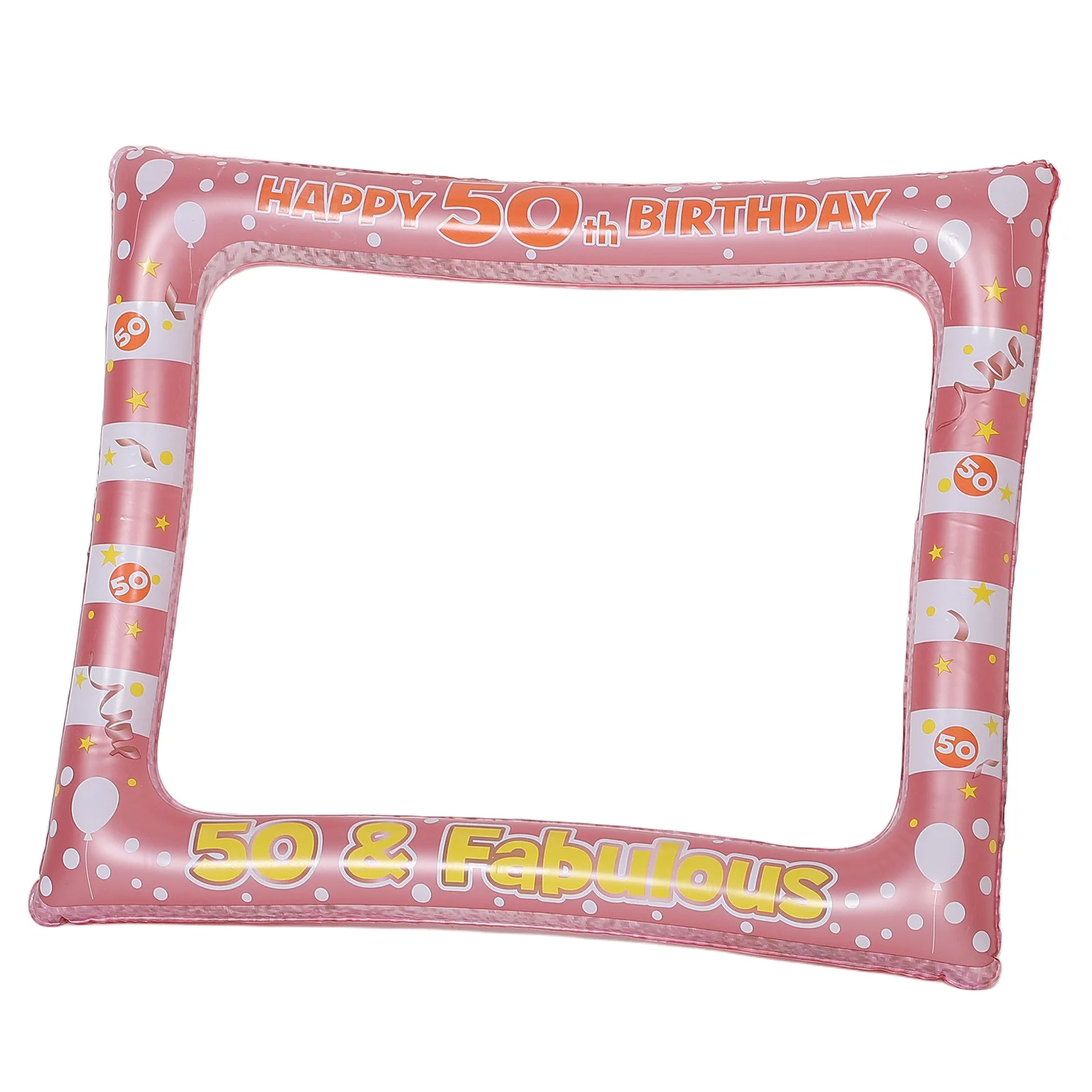 

Inflatable Photo Frame Props Birthday Venue Setting Pvc Party Supplies for Decor Selfie