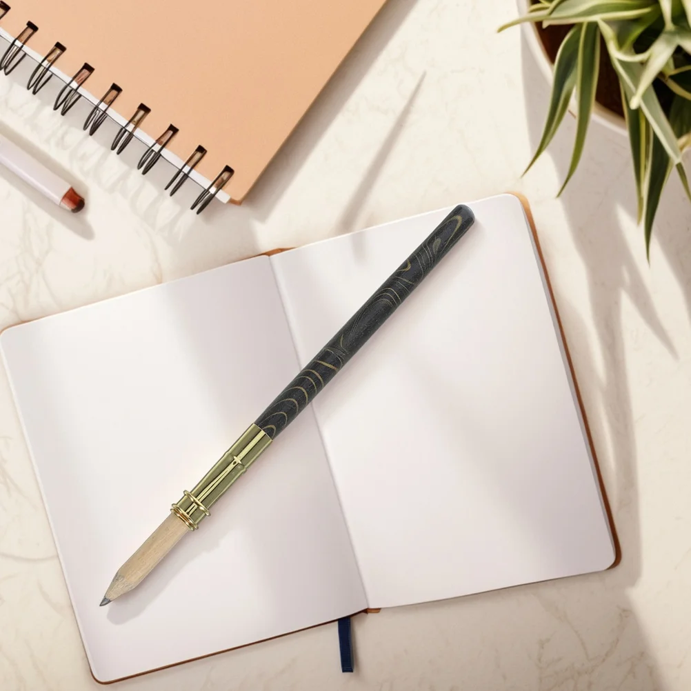 2 قطعة قلم رصاص معدني المطول موسع قابلة لإعادة الاستخدام موسع قلم رصاص للفنانين أقلام ملونة مكتب الكتابة أدوات أقلام الرسم