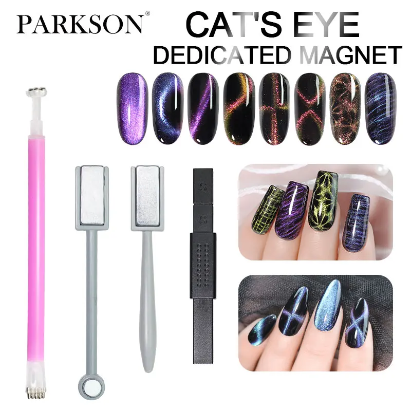 

Cat Eye Magnetic Stick Strong Effect Use With 9D Cat Eye Gel Double Headed Magnetic Pen Nail Art Manicure Tool Line Strip Effect