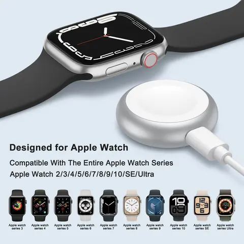 Watch Charger Head For Apple Watch Series Ultra 2 3 4 5 6 7 8 9 10 SE Magnetic Charging Dock For iWatch Ultra 2 3 4 5 6 7 8 9 10