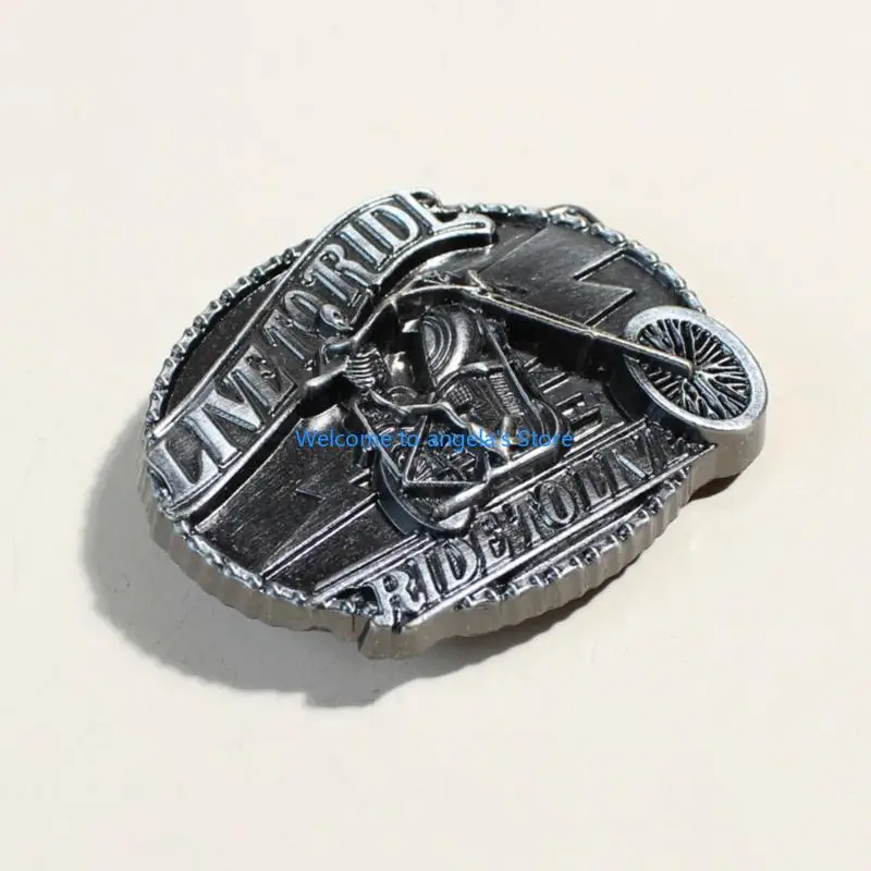 مشبك حزام بهيكل عظمي قوطي X4YC، أجهزة معدنية شديدة التحمل، مشبك حزام سهل التركيب