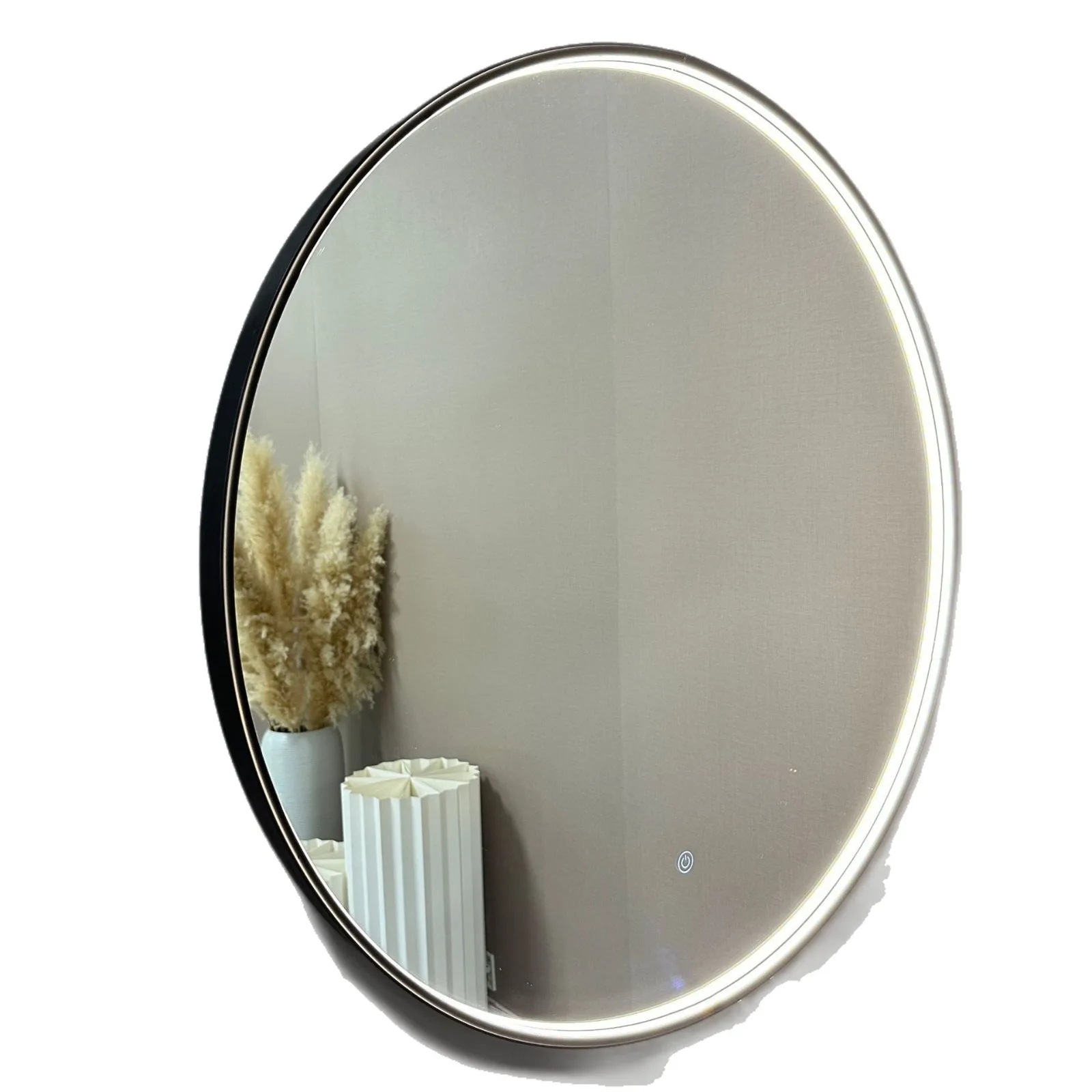 Bathroom mirror Bathroom wall hanging defogging led light Human body induction touch mirror Makeup mirror Modern simple home