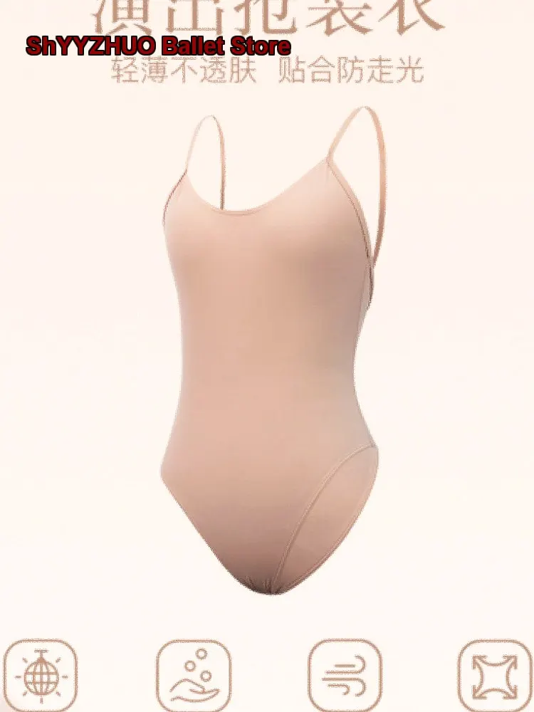 women's-adult-ballet-leotard-one-piece-dress-practice-leotard-stretch-dance-bottoms