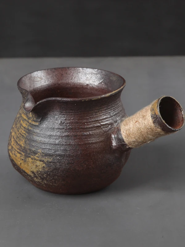 

Чайница из Цзиндэчжэня с боковой ручкой для сухого и горячего заваривания чая, не требующая обжарки, в китайском стиле, для домашнего использования