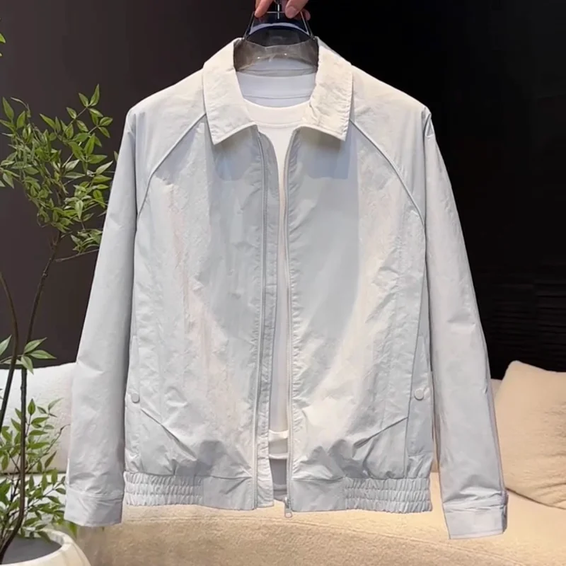 

Casual Outdoor Men's Jaet 2025 Autumn Winter New Sle Faion Simple Match All Seasons Polyester Fiber Long Sve Coat