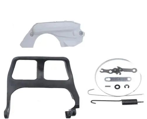 MS180 Compatible Brake Kit Featuring 170mm Front Baffle Brake Strap Lever Spring Cover Plate for Farm Machinery