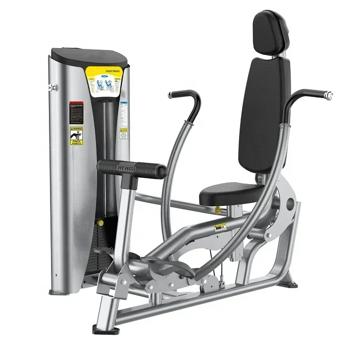 Seated Chest Press H7302 Commercial Fitness Machine With Oval Tube