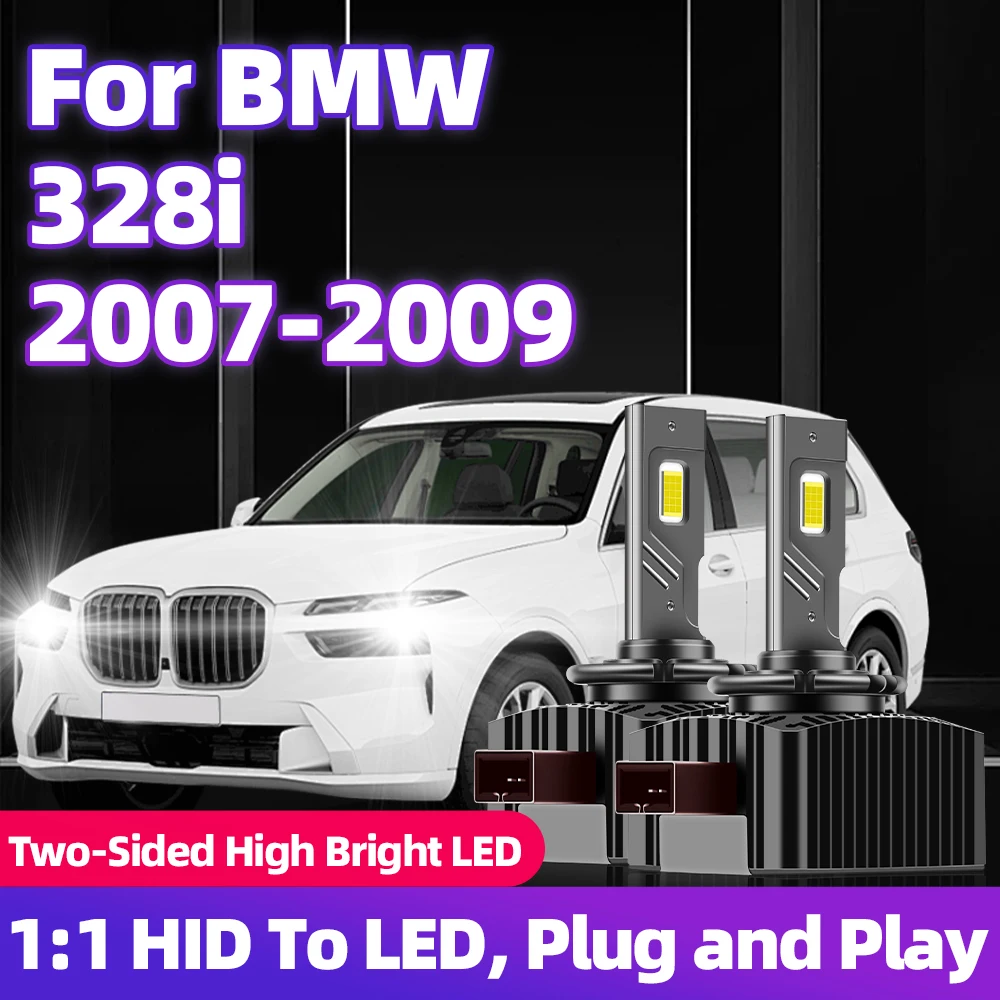 

Для BMW 328i 2007 2008 2009 CSP 3570 светодиодный лм Turbo Автомобильная фара 12 В Turbo Lamp Высокая яркость для замены Оригинал HID