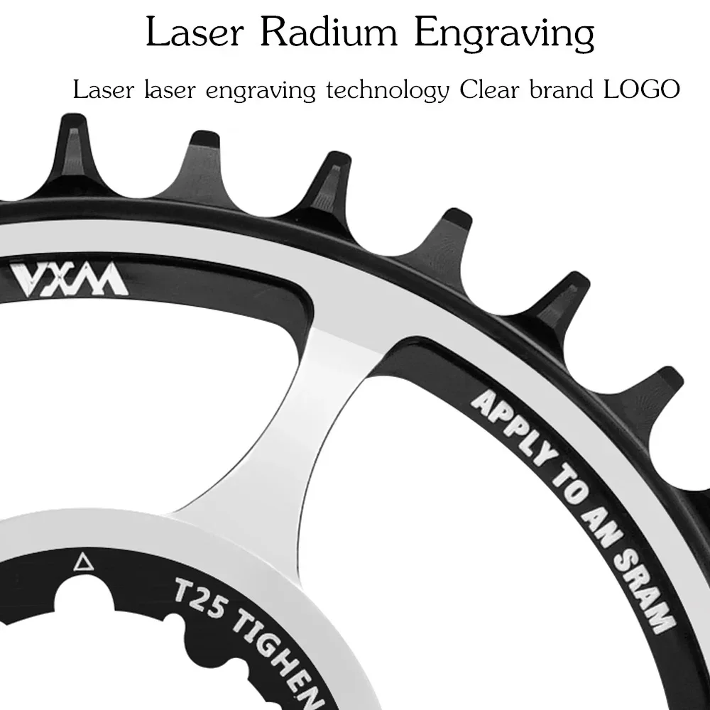 VXM bicycle Oval Ring Star Chainring Offset 3/6mm 32t 34t 36t for Xx1 Eagle X01 Gx X1 S1400 X0 X9 X00 Mtb BIKE Sprocket