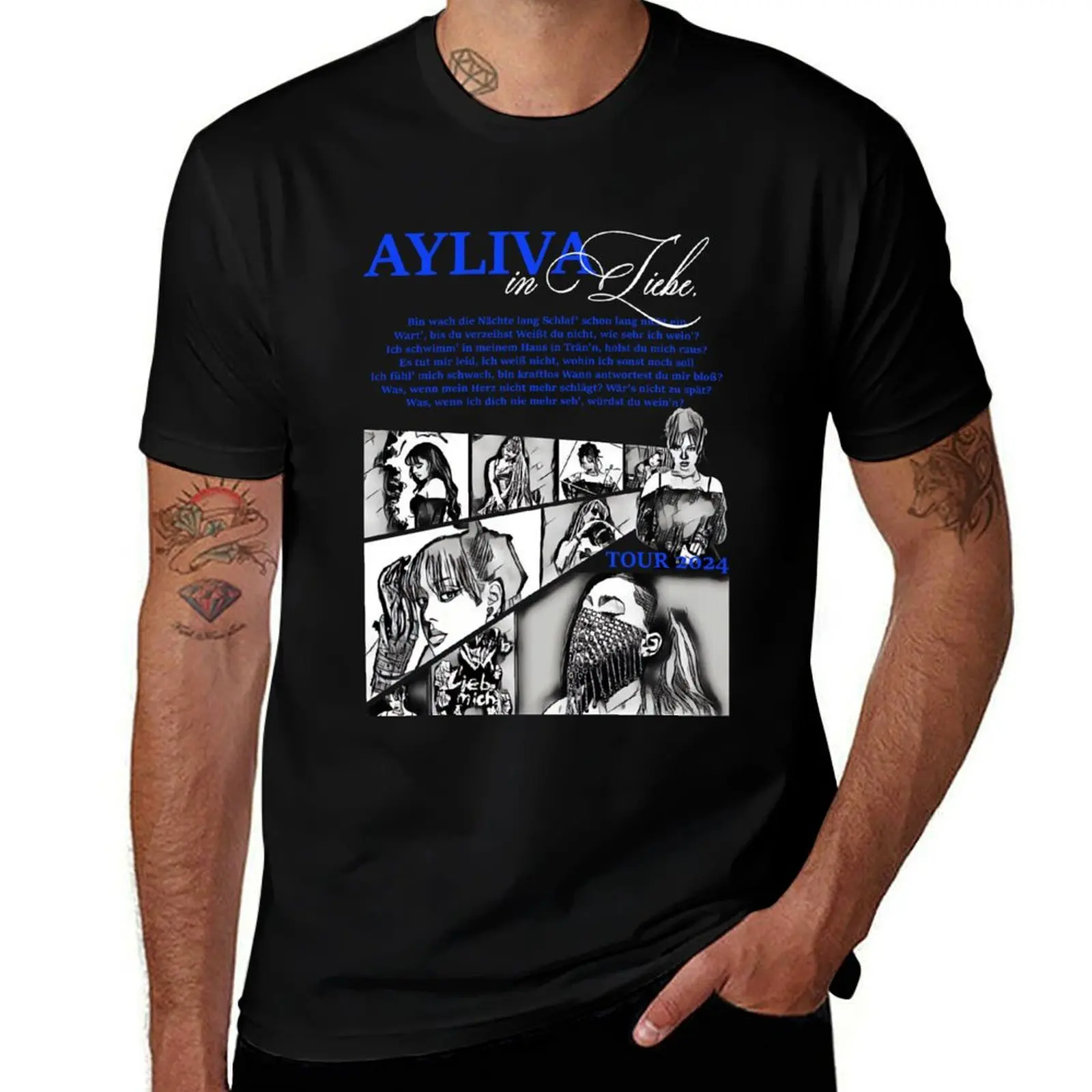 

Ayliva in liebe tour 2024 T-Shirt cotton t shirt pack t shirts for man cotton soft graphic t shirts for man T-Shirt