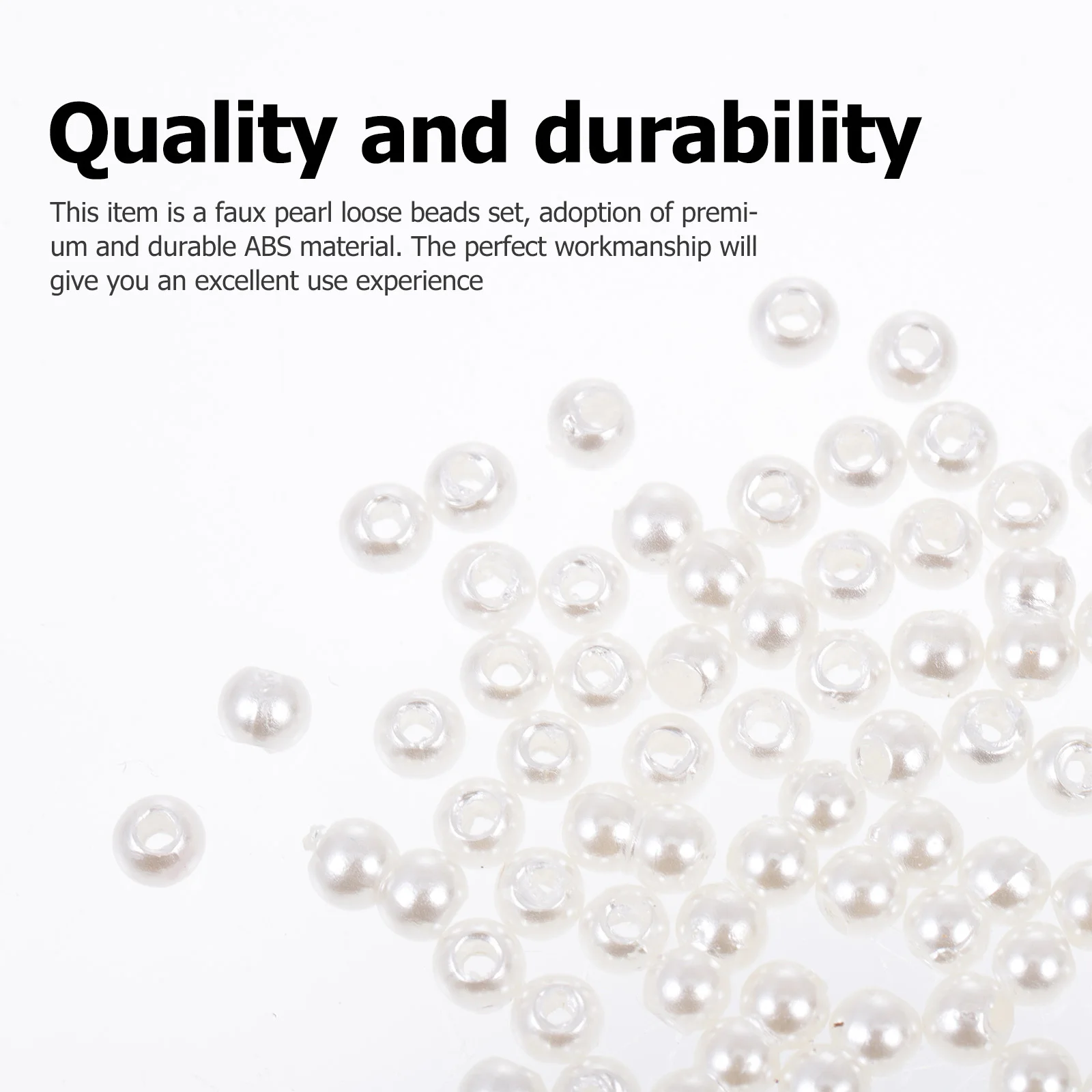 1Set Simulation Perle Lose Perlen DIY Schmuck Machen Spacer Perlen für Handgemachte Armbänder Halsketten Ohrringe Hochzeit Kleid