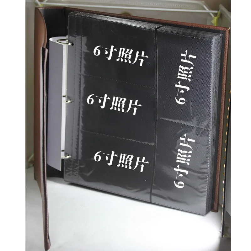 Customized. New 6-Inch 500 Sheets Leather Cover Photo Album Family Album Commemorative Album Graduation Album