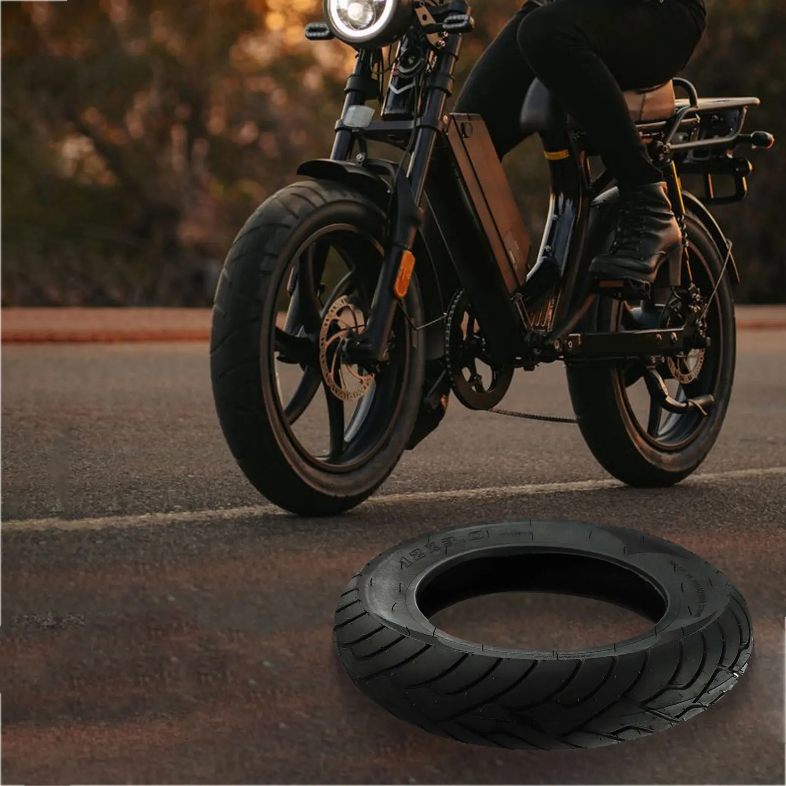 

Lightweight Replacement Tire Scooter Tire Replacement For Scooter High Wear Resistance Long-term Use Bicycle Repair Tool