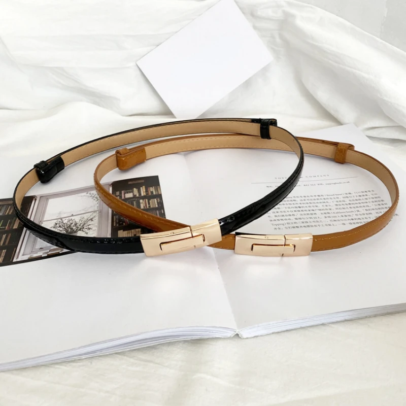 

Fashion Fine Waist Belt Women's Decorative Dress Sweater Accessories Gothic Wind Closed Waist Show Thin Adjustable Belts New