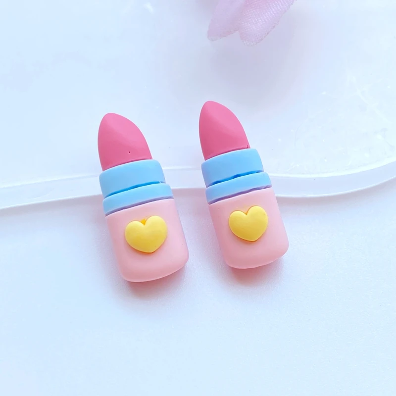 10Pcs New Cute Resin Simulation Daily Necessities Flat Back Cabochon Scrapbooking Hair Bow Center Embellishments DIY Accessories