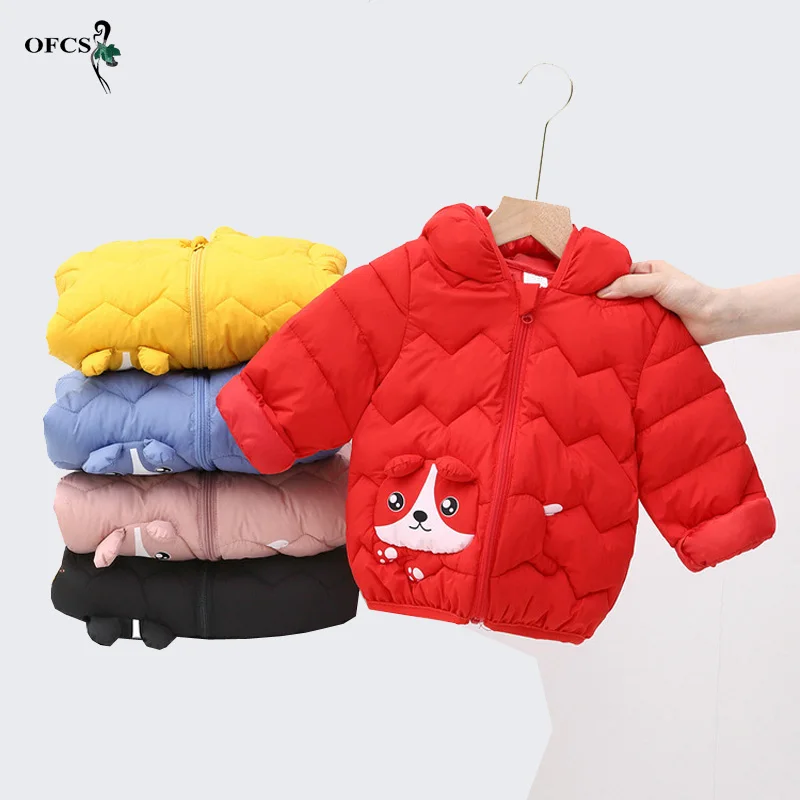 New Arrival Jacket Children's Lightweight Down Coat Boys & Girls Winter Warm Cotton-padded Clothing 80-120 Parka Kids Outerwear