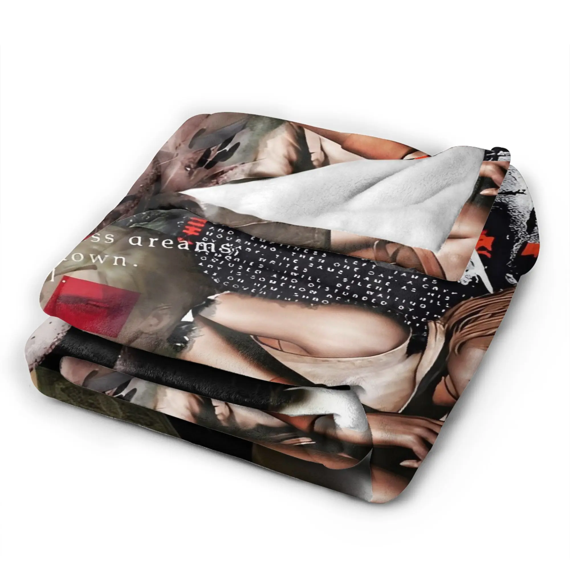 Silent Hill Plush Blanket Girls Boys  Flannel Bedding Throws For Bedroom Super Soft Customized Quality Bedspread Gift