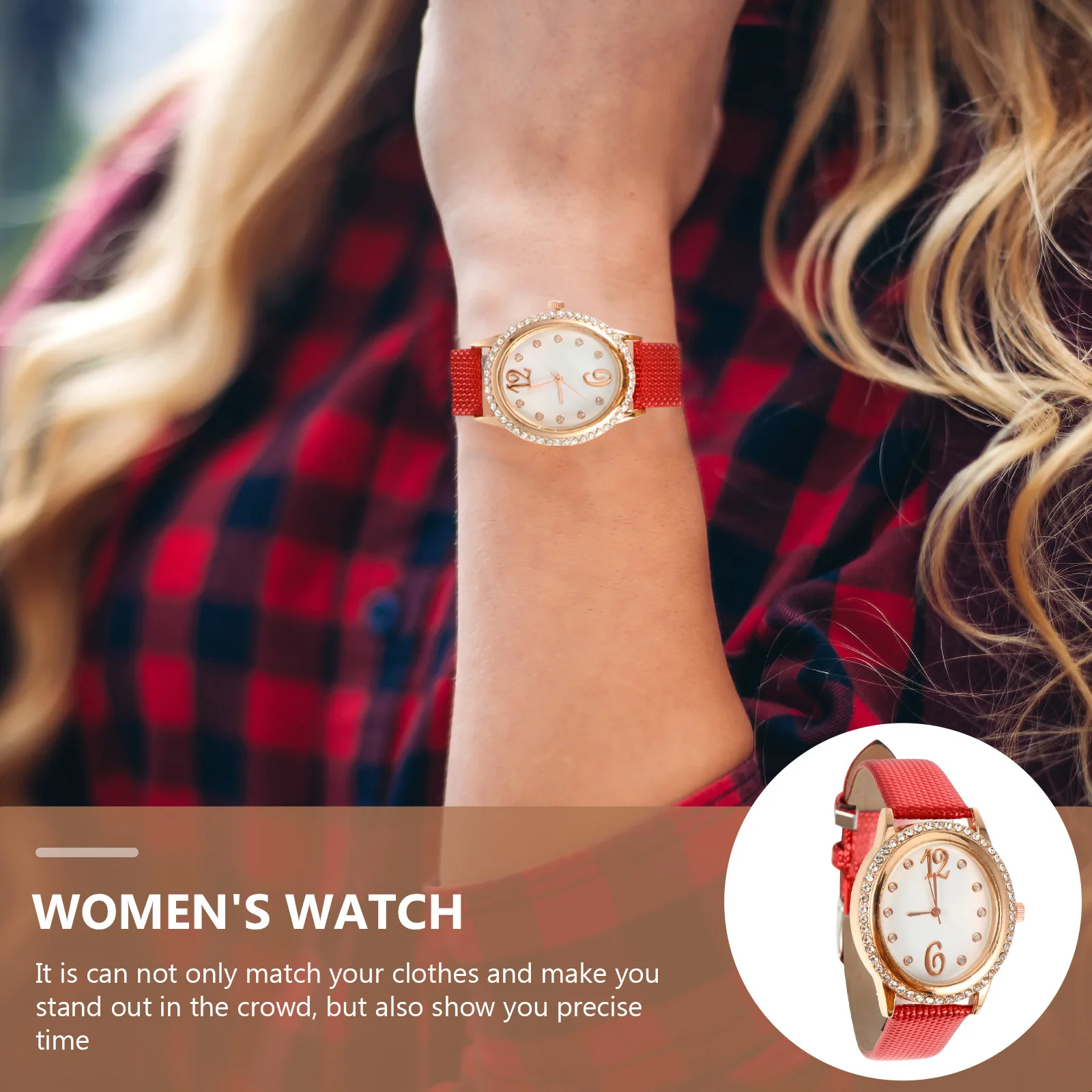 

's Quartz Wristwatch Oval Durable Strap Fashion Casual Business Watch Women Watches Quartz Wristwatch