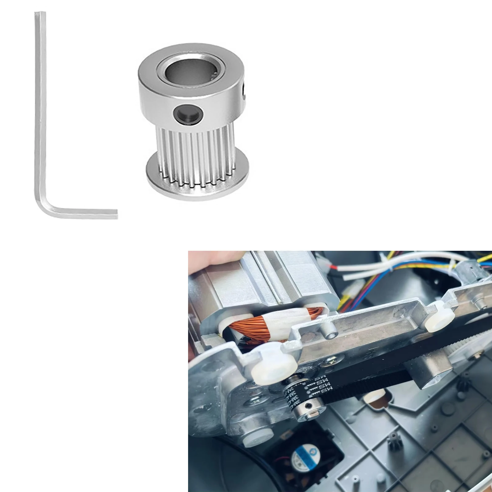 جزء استبدال ترس بكرة التوقيت لـ Silvercrest Monsieur Cuisine Connect SKMC 1200 & Monsieur Cuisine Plus SKMK 1200