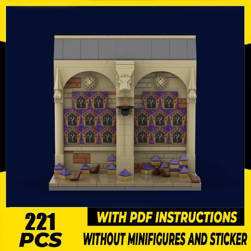 

Популярная модель фильма Moc, строительные блоки, волшебная модель здания, технология, кирпич, сделай сам, сборка, строительство, известная игрушка, праздничные подарки