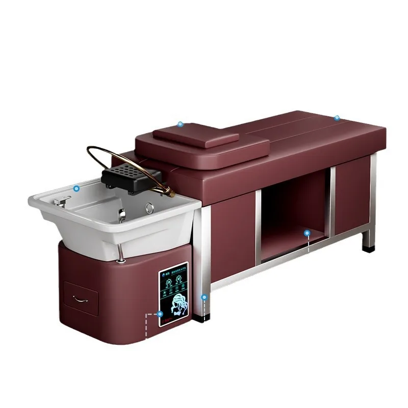 

Новая тайская керамическая кровать для шампуня, парикмахерская, парикмахерская, специальная кровать для фумигации с циркуляцией воды, массажная кровать для лечения головы