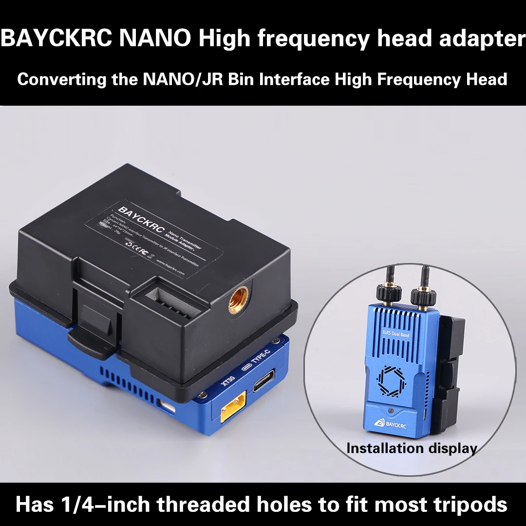Módulo transmissor nano bayckrc, adaptador de cabeça de alta frequência, conversor jr, interface nano para armazém de automação
