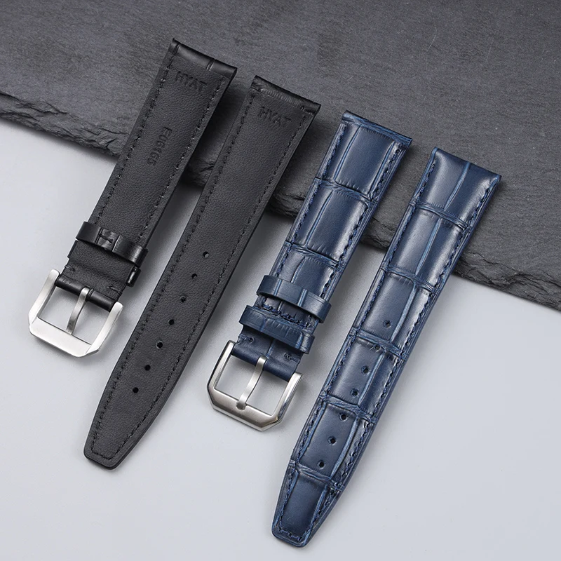 Genuine Leather Watch Band for IWC Portugal Portofino Pilot Mark 18 Little Prince Soft Comfortable Men Watch Strap20mm Wristband