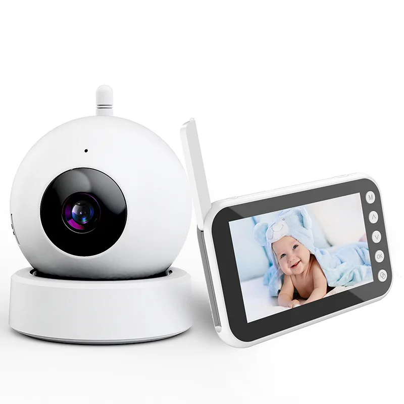 

4.5Inch 720P Wireless Baby Monitor Temperature Monitoring VOX Feeding Remind Intercom BabySistter Nanny Cam CCTV Camera