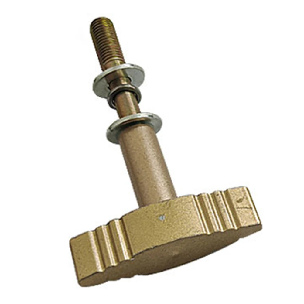 T-Shaped Gold Grip Clamp Handle for CNC Engraving Machine Fits 65/80/85/100/105mm Clamp Bodies No Tools Required