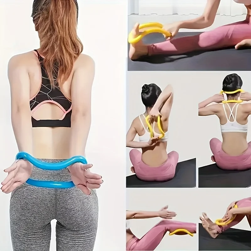 1pc Durable Pilates Stretch Ring for Women | Yoga-Inspired Back & Shoulder Opener, Perfect for Easter, Valentine’s Day