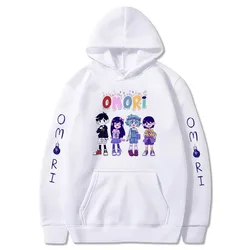 Omori Sunny Basil Hero Mari Kel Hot Cartoon Hoodies Comic Cute Sweatshirts Men/women Clothes Aesthetic Fleece Fashion Streetwear