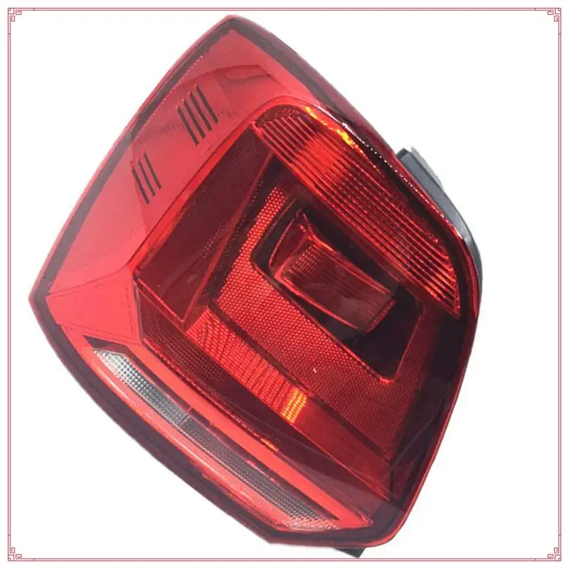 الضوء الخلفي آسى غطاء لشركة فولكس فاجن بولو 2014-2018 سيارة الذيل ضوء لا لمبة الذيل مصباح ضوء الفرامل الخلفية