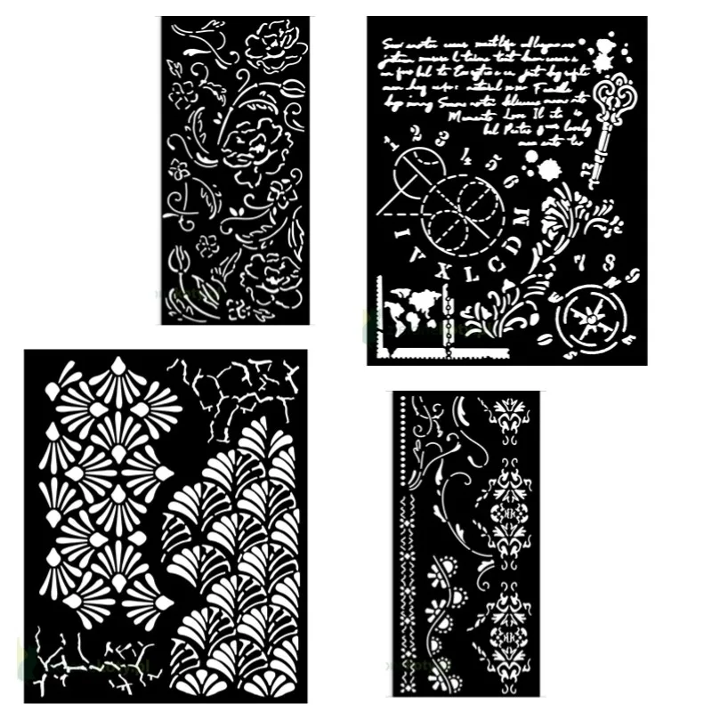 Cracks Alterego Pismo Korona Lace Kwiaty Flower Stencil Metal Cutting Die Silicone Stamp Scrapbooking Photo Album Card DIY Paper