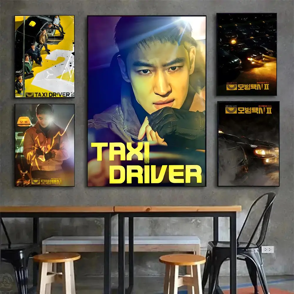 Movie Crime Taxi Driver Poster Painting Wall Art Mural for Living Room Home Decor and Gifts