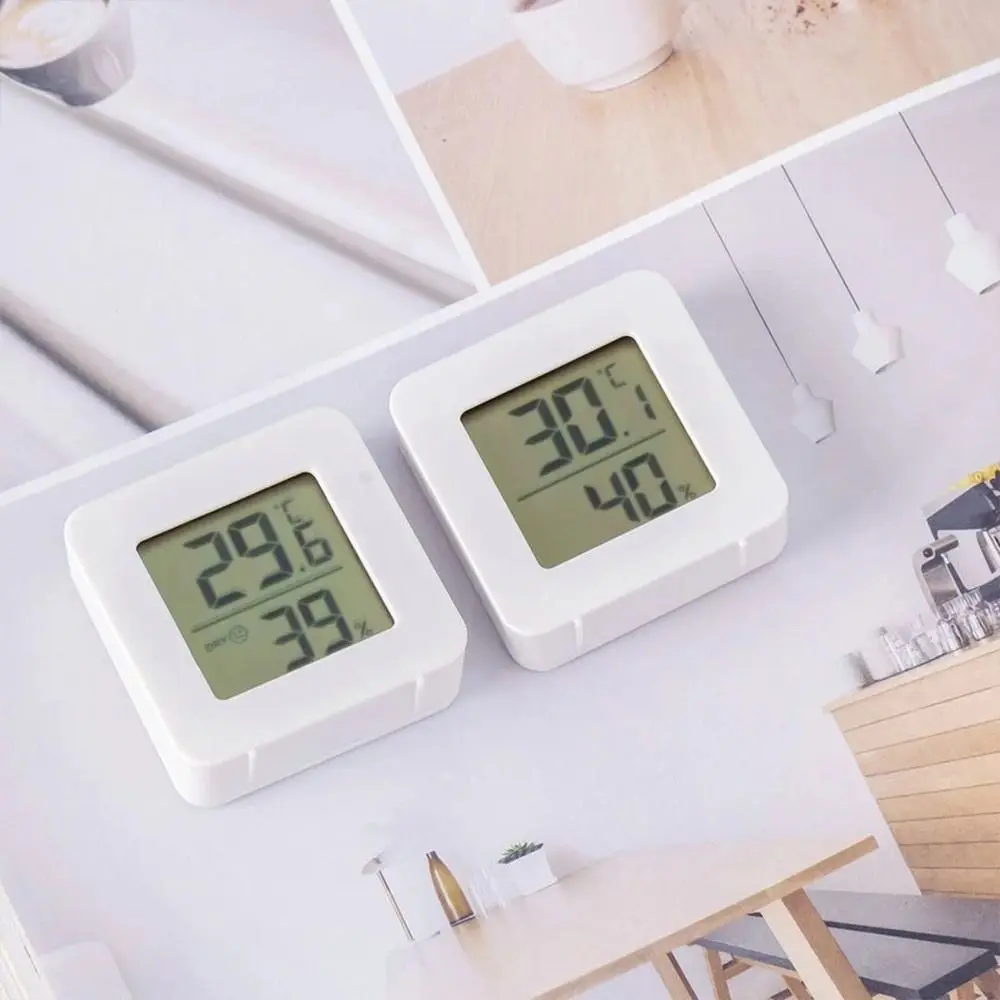 LCD Digital Thermometer High Accuracy Mini Thermo-Hygrometer Baby Room Professional Temperature Humidity Meter Household