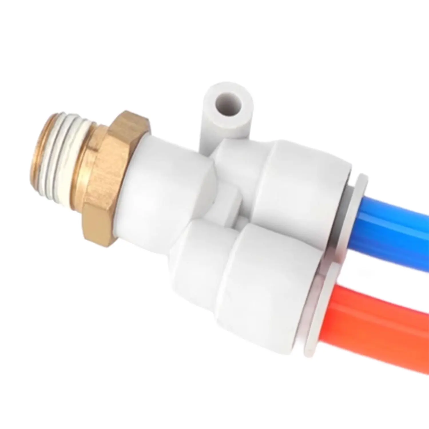 Pneumatic Fitting Y Shaped Tee 10mm 6mm 8mm 12mm OD Hose Tube M5 1/8' 1/4' 3/8' 1/2' BSP Male Thread 3 Way Air Coupler Connector