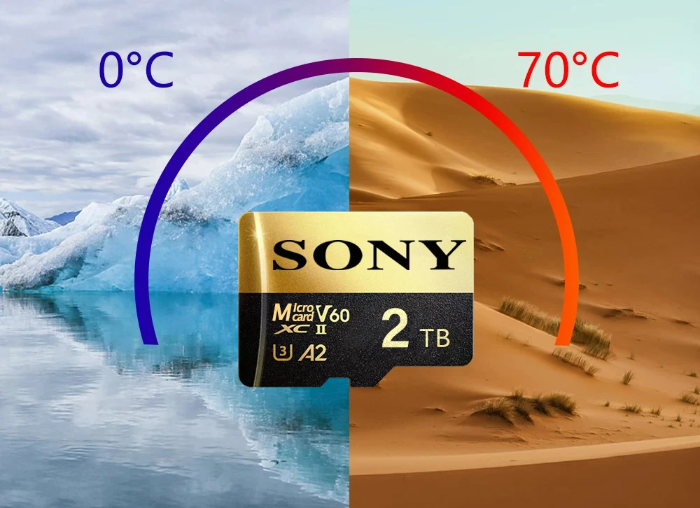 SONY-Carte mémoire Flash Ultra Micro SD/TF, 2 To, 1 To, 128 Go, pour téléphone portable, écouteurs, haut-parleur, caméra HD, commutateur de jeu,