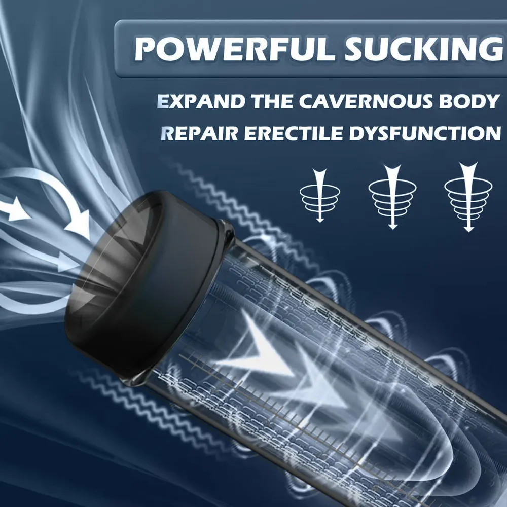 Sex toys Electric Penis Pump Airplane Cup Male Masturbation Vacuum Suction Stretching Penis Trainer Boomer Adult Sexual Products