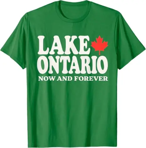 Lake Ontario Jetzt und für immer T-Shirt, Y2k Kanada Trvale Spruch T-Shirt, Humorvolles kanadisches stolzes Grafik-Persönlichkeits-Shirt für Frauen und Männer – Detail 12