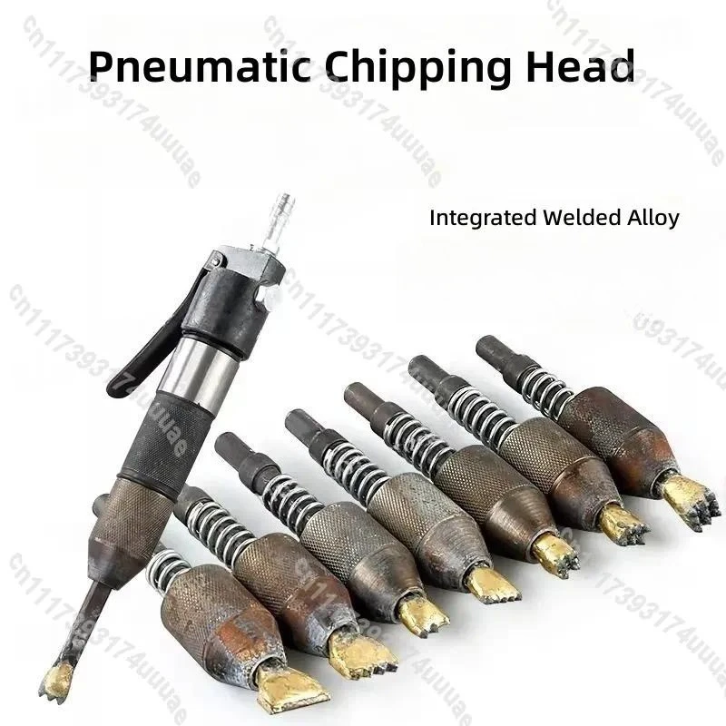1pcs Pneumatic Chiseling Head Litchi Face Cutting Axe Alloy Flower Hammer Stone Carving Tool For Air Pen Machine