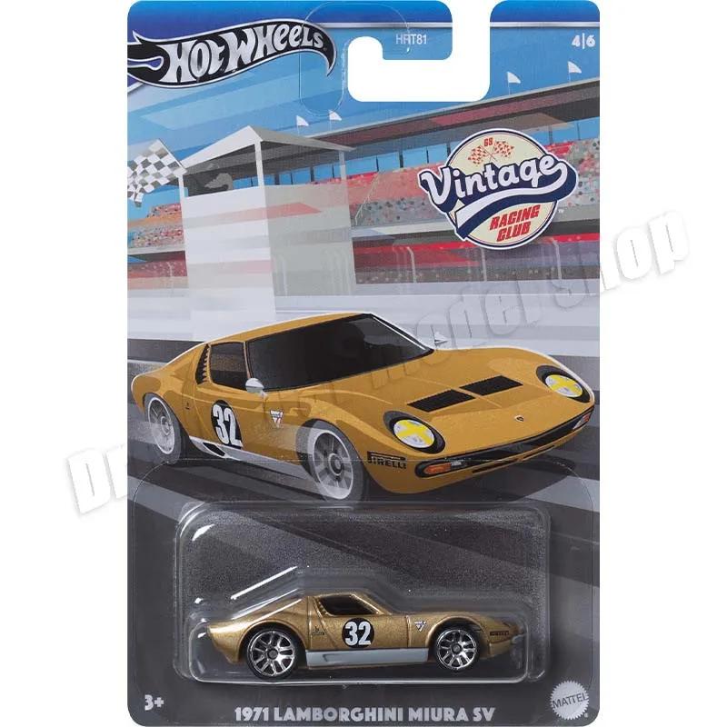 Hot Wheel 1:64 Alloy Die-cast Car Model Toys Collection Wholesale HRT81Vintage Racing Series Corvette Ford Mustang Datsun 240Z